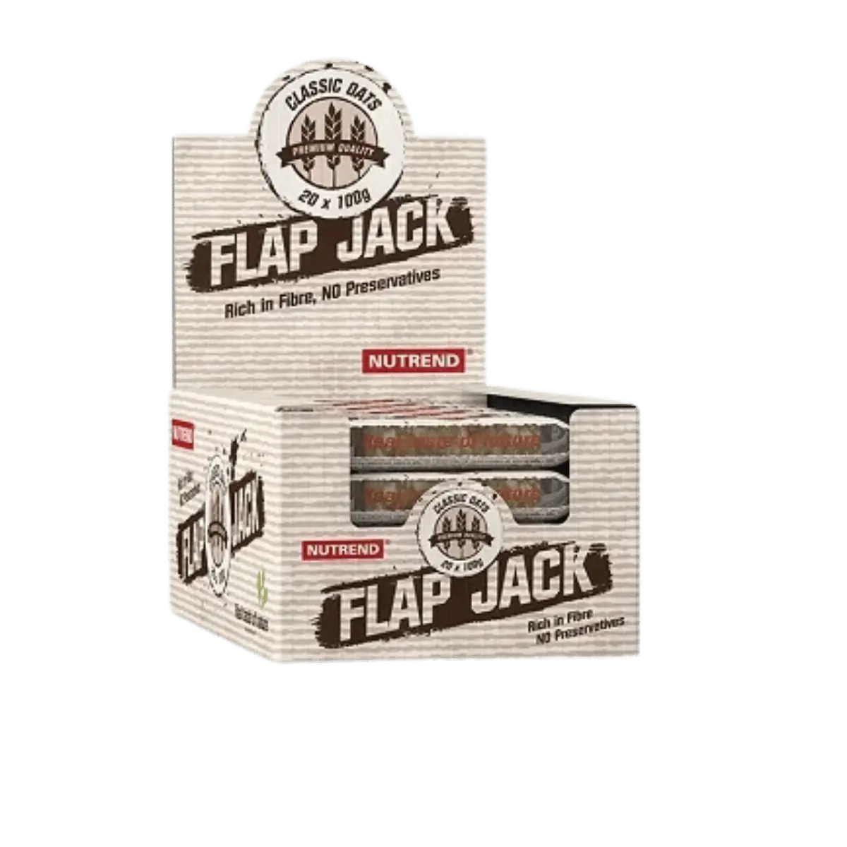 Nutrend Flapjack Gluten Free – 20 × 100 g
