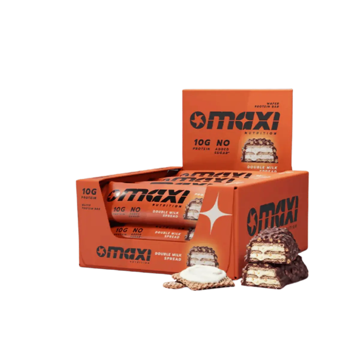 MaxiNutrition Protein Waffle Bar 12 × 39 g