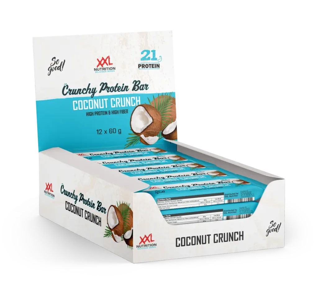 XXL Nutrition Crunchy Protein Bar 12 × 60 g