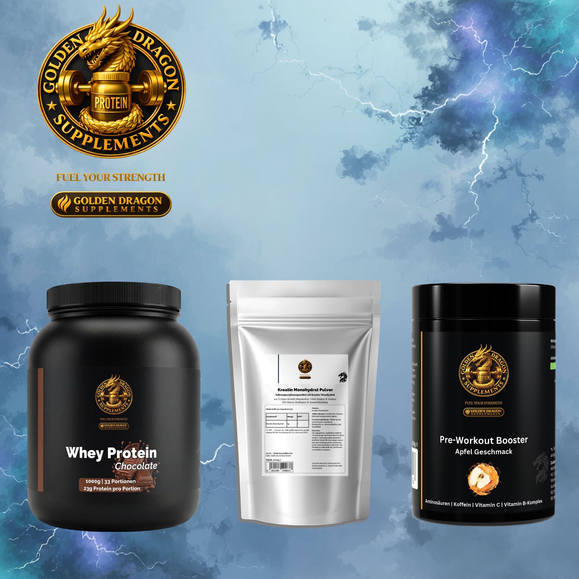 Muskelaufbau Starter Bundle – Apfel