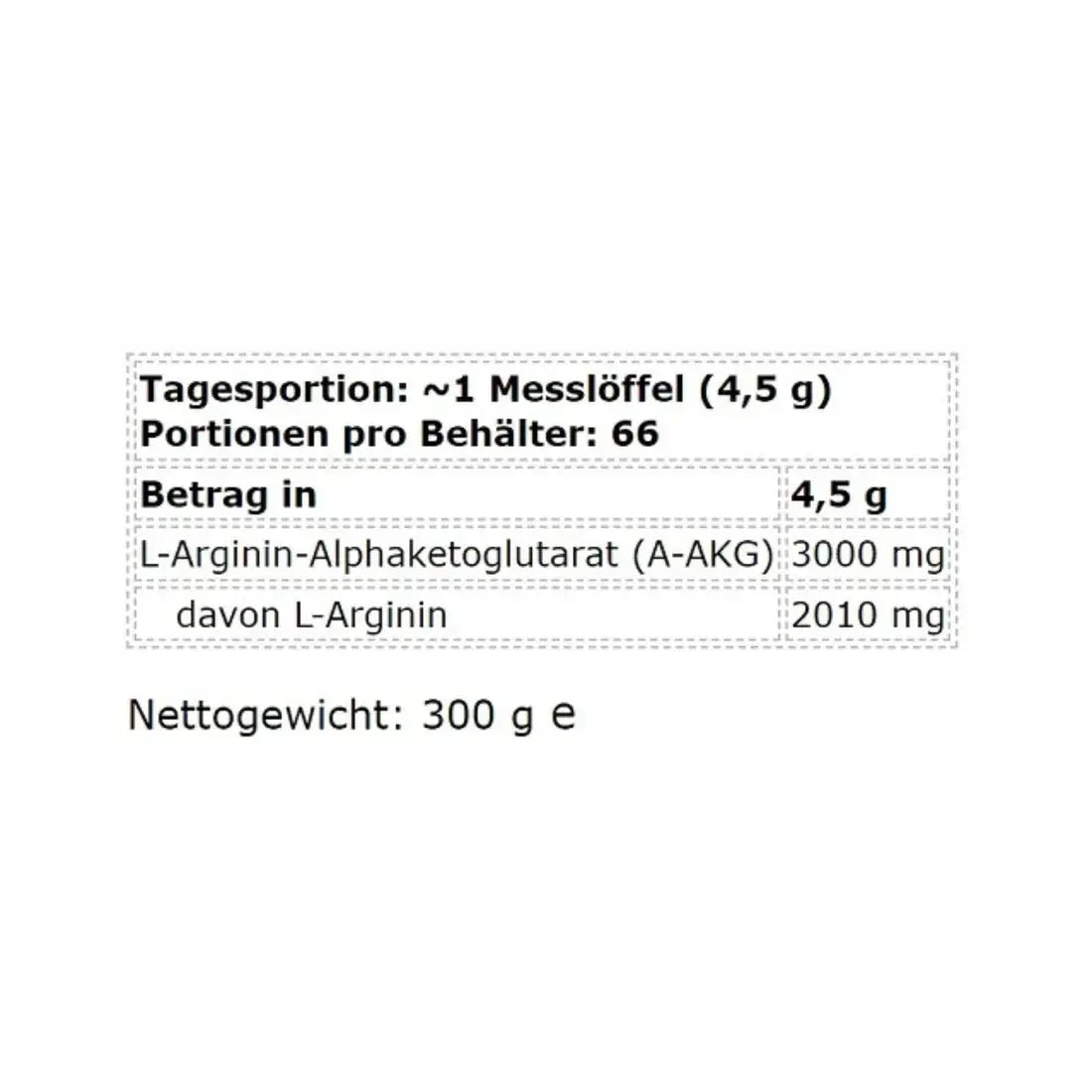 Kevin Levrone Legendary Arginine AKG 300g