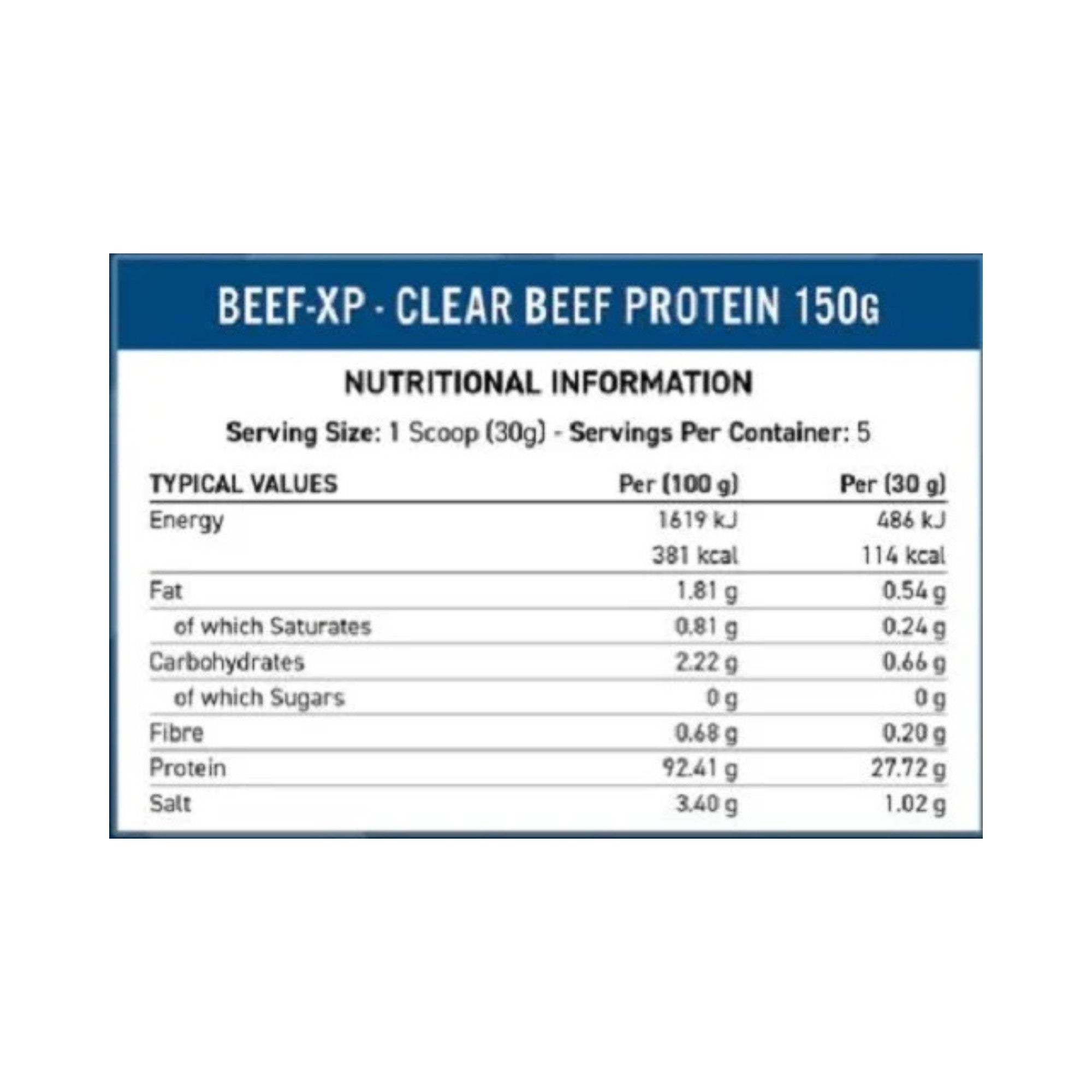 Applied Nutrition CLEAR Beef XP 150g