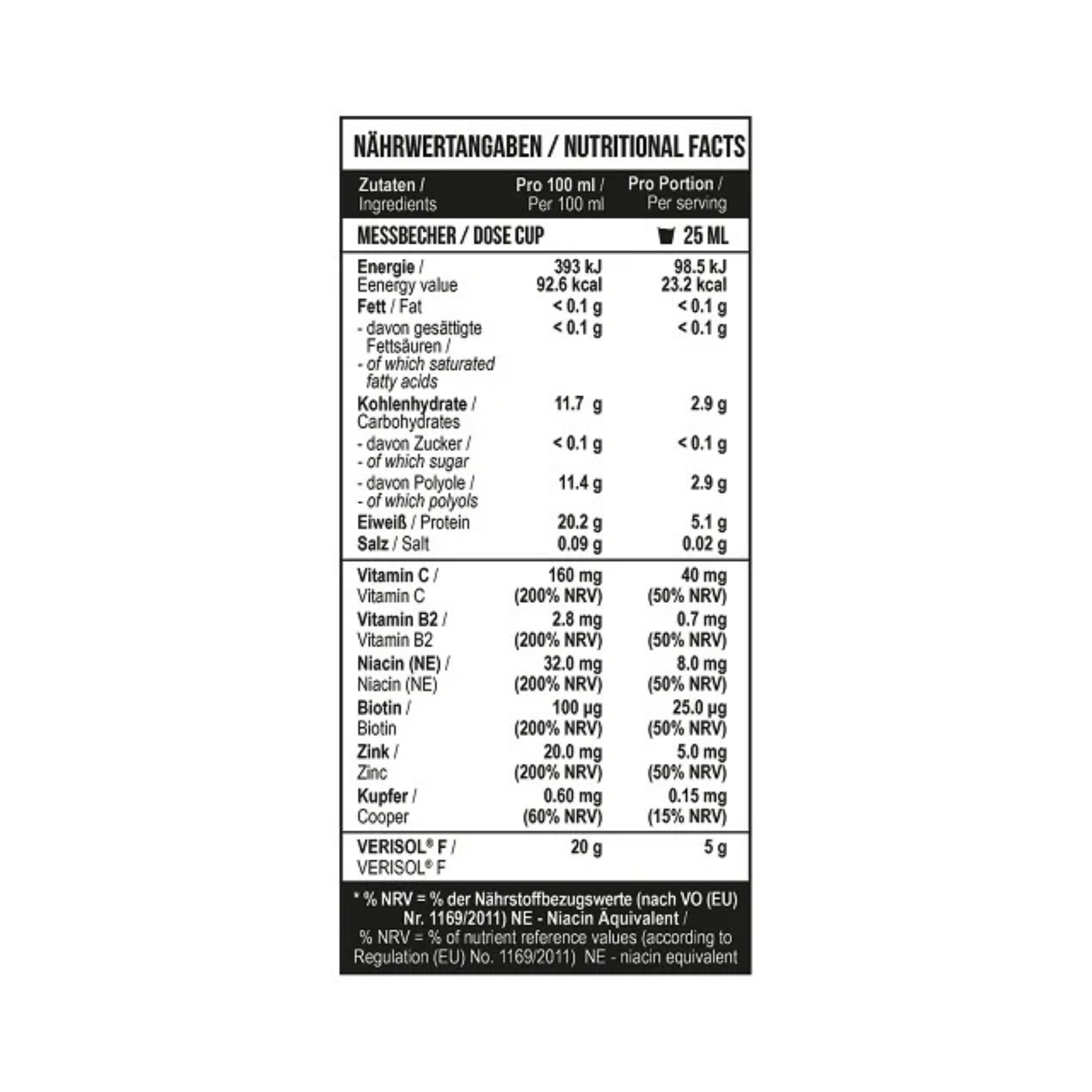 MST - Fish Collagen Peptides Verisol® - 1000ml