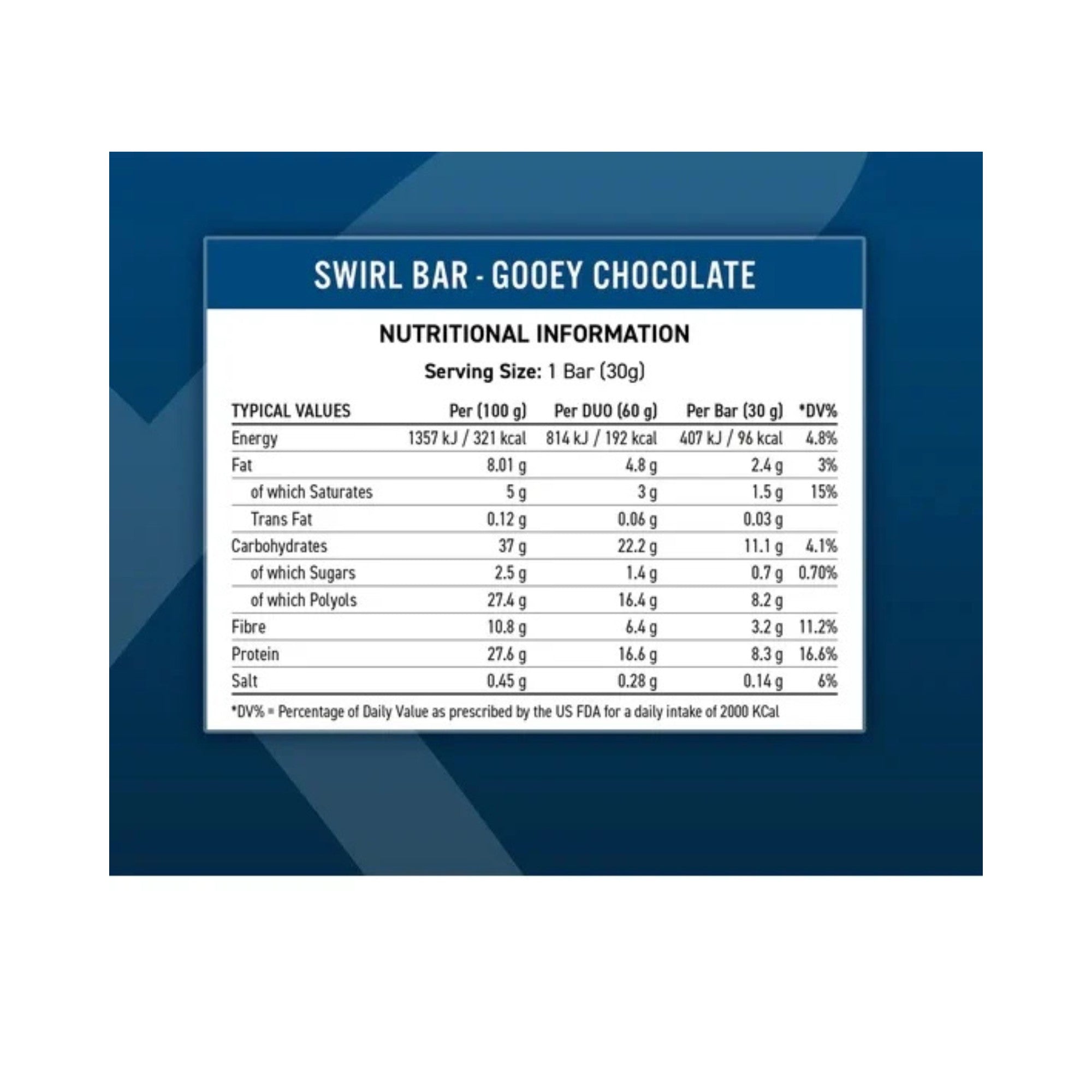 Applied Nutrition SWIRL Bar(12x60g)