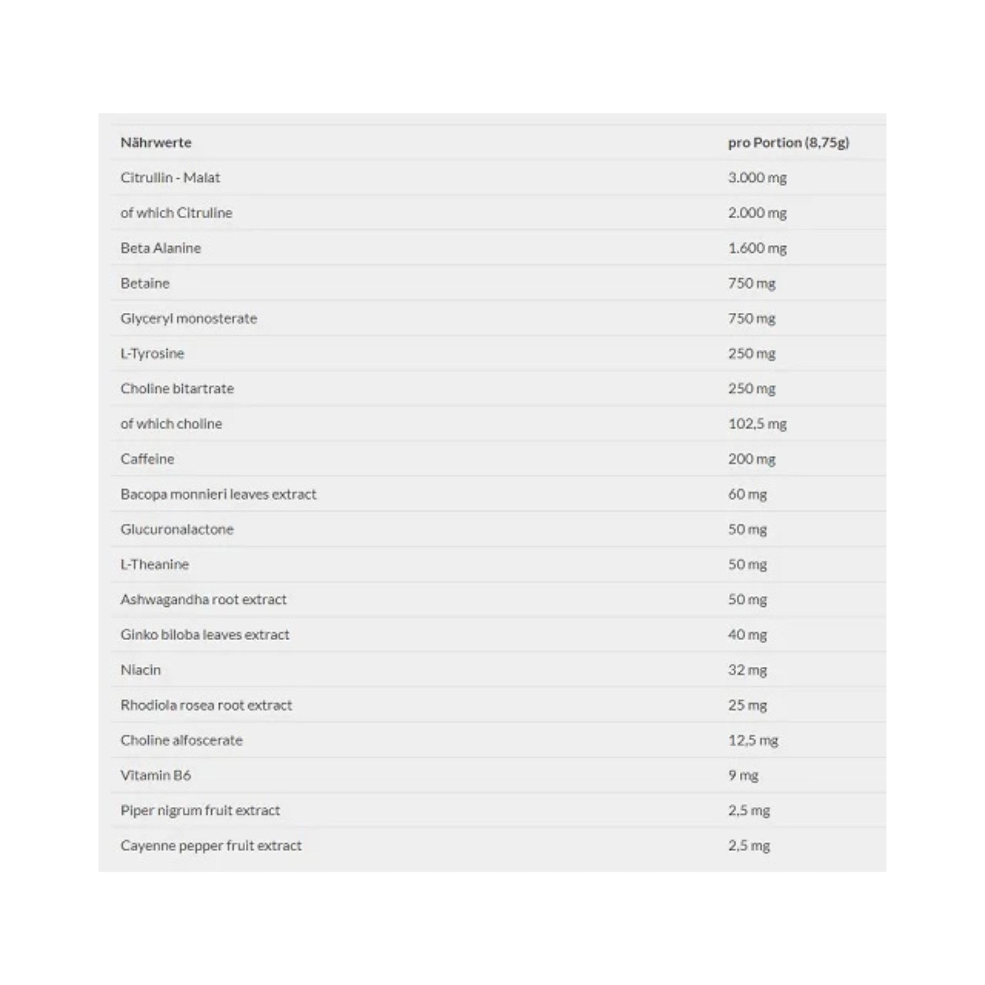 FA Nutrition Xtreme Napalm PreContest PUMP - 350g