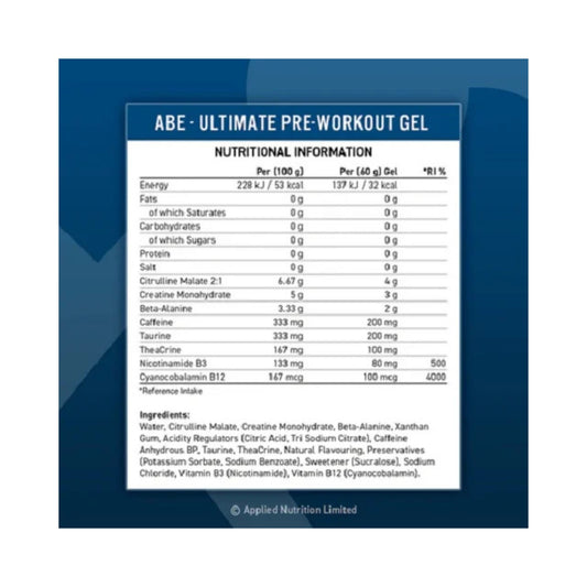 Applied Nutrition ABE Pre-Workout Gel 20x60ml