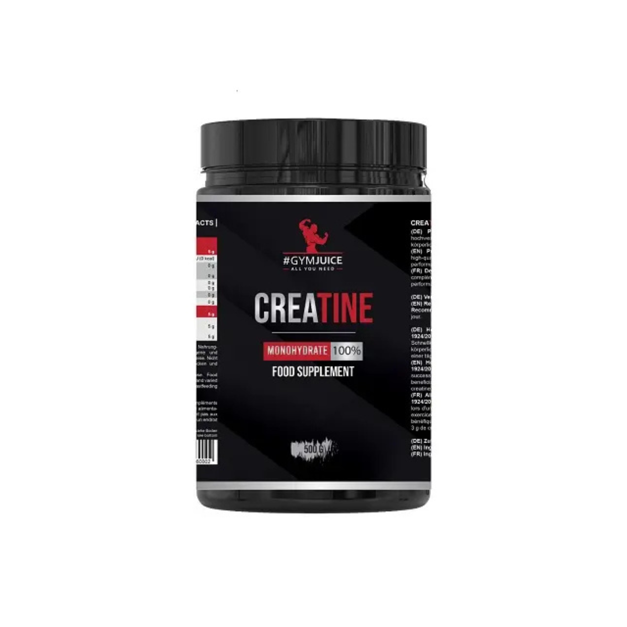 #GYMJUICE Creatine Monohydrate 500g