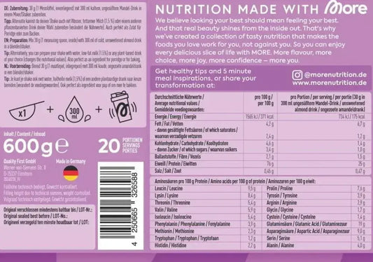 More Nutrition Total Protein 600g