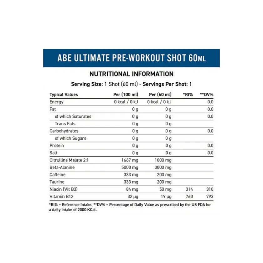 Applied ABE SHOTS 12x60ml