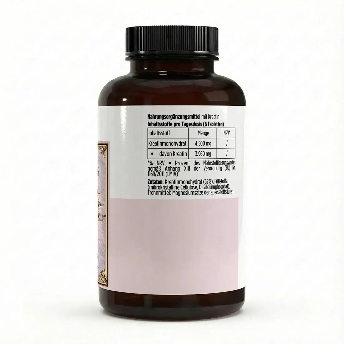 Golden Dragon Kreatin Monohydrat - 180 vegane Tabletten - 248g