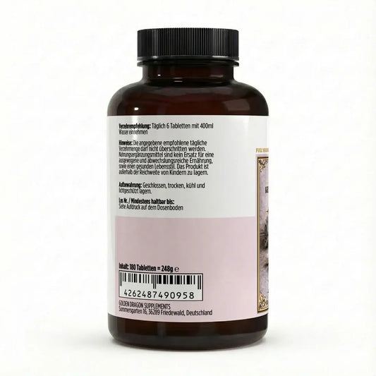Golden Dragon Kreatin Monohydrat - 180 vegane Tabletten - 248g