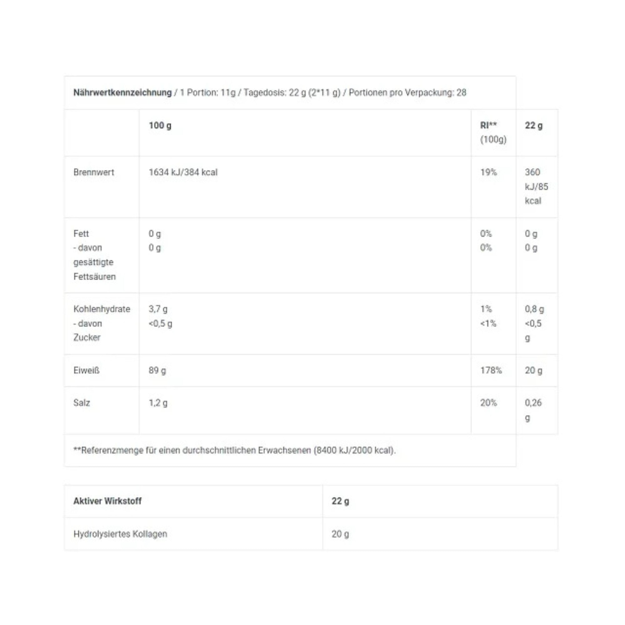 BioTech Clear Collagen 308g