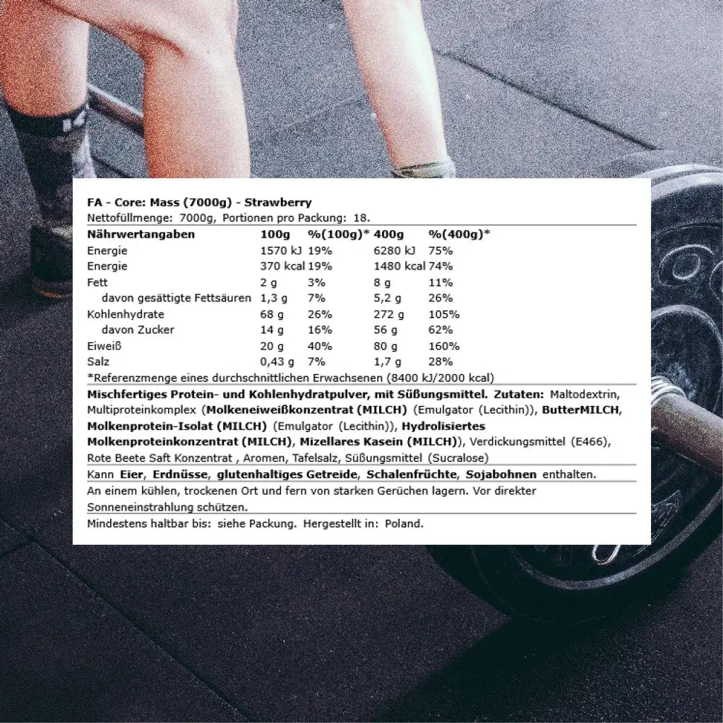 FA Nutrition CORE Mass 7kg