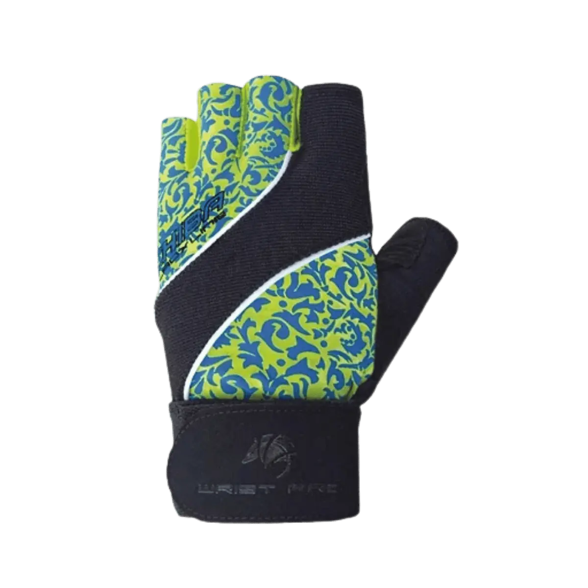 Chiba Lady Wristpro Damen-Trainingshandschuhe – Türkis/Apfelgrün