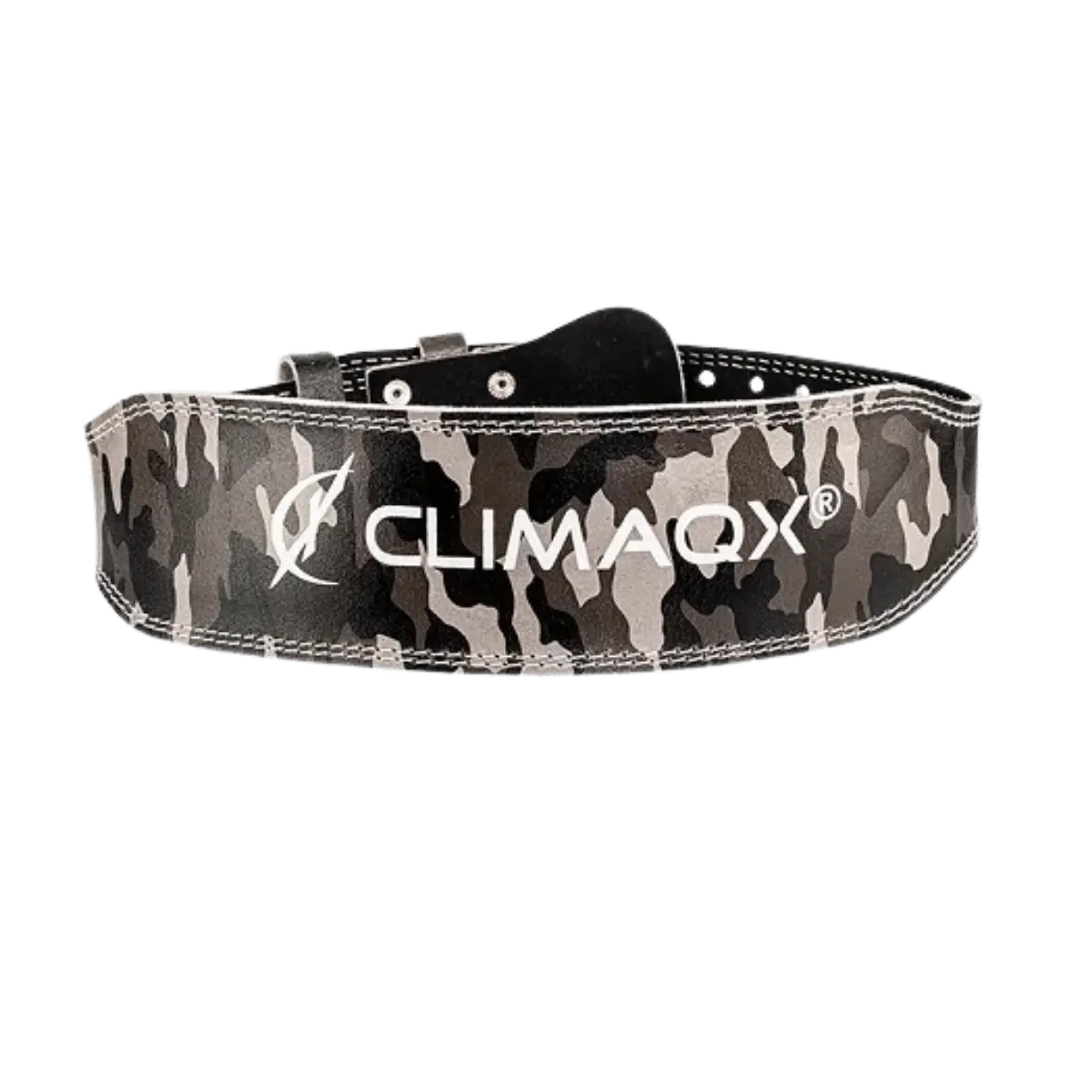 Climaqx Power Belt Leder-Gewichthebergürtel – White Camo