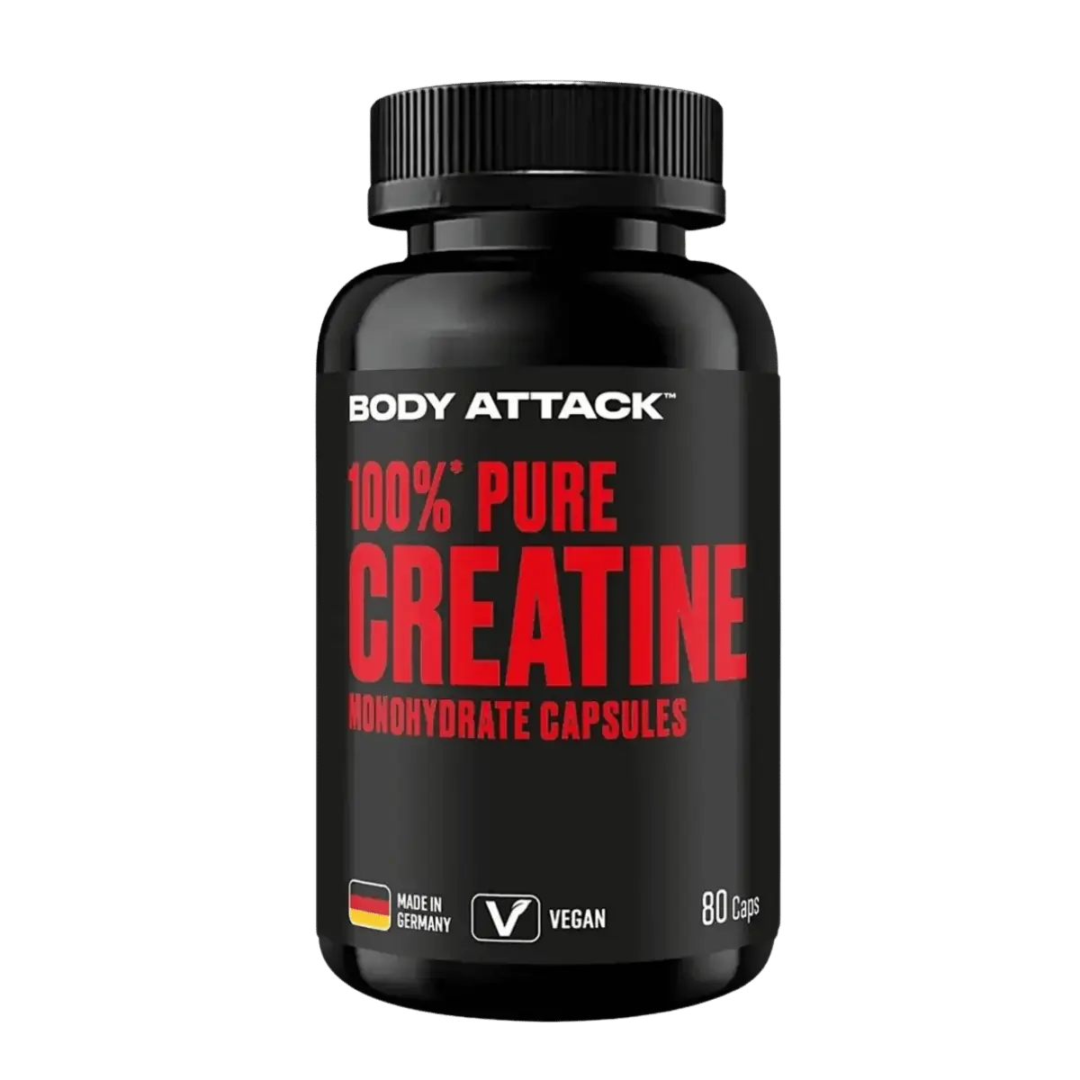 Body Attack 100% Pure Creatine 80 Kapseln