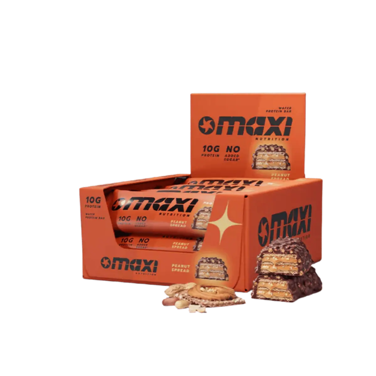 MaxiNutrition Protein Waffle Bar 12 × 39 g