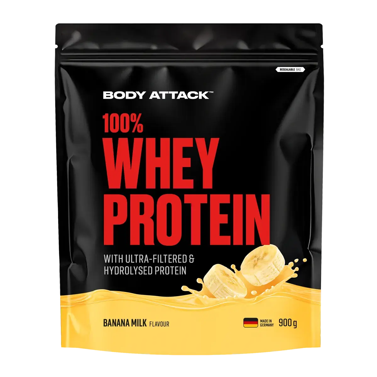Body Attack 100 % Whey Protein 900 g