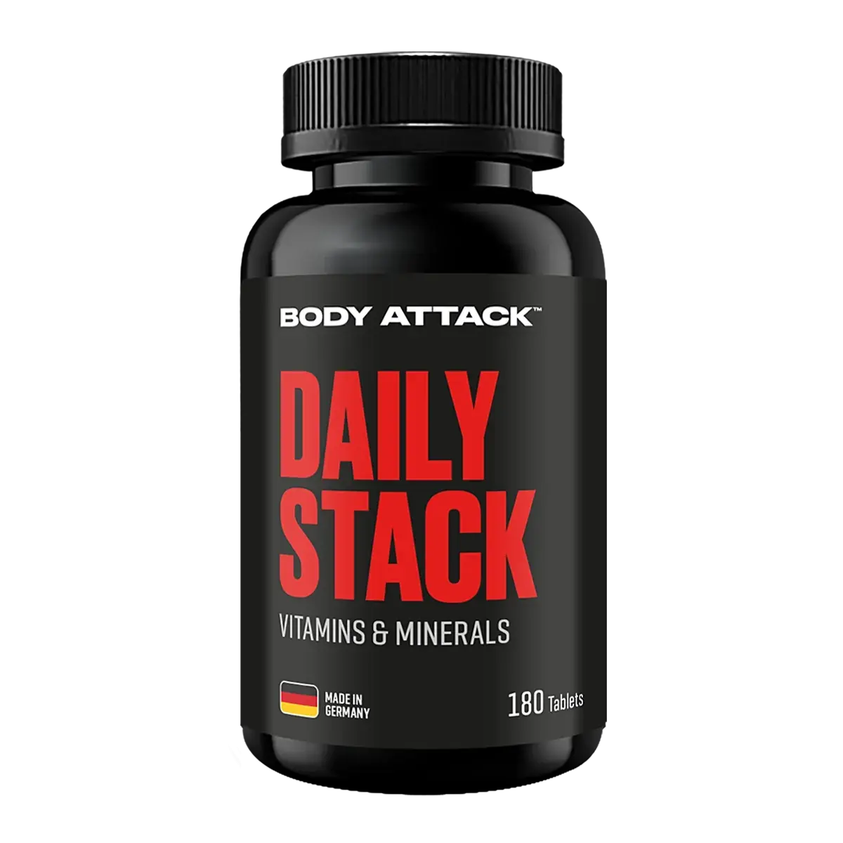 Body Attack Daily Stack Multivitamin 180 Tabletten