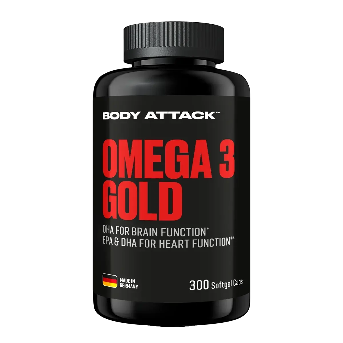 Body Attack Omega-3 Gold 300 Kapseln
