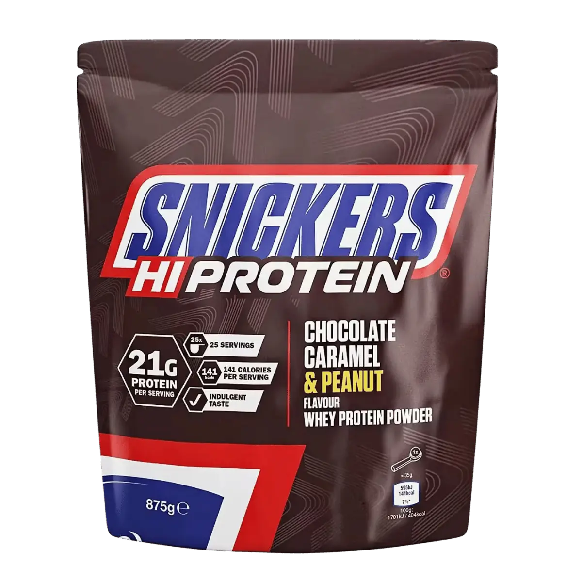 Snickers Hi Protein Whey Protein Powder – Chocolate, Caramel & Peanut