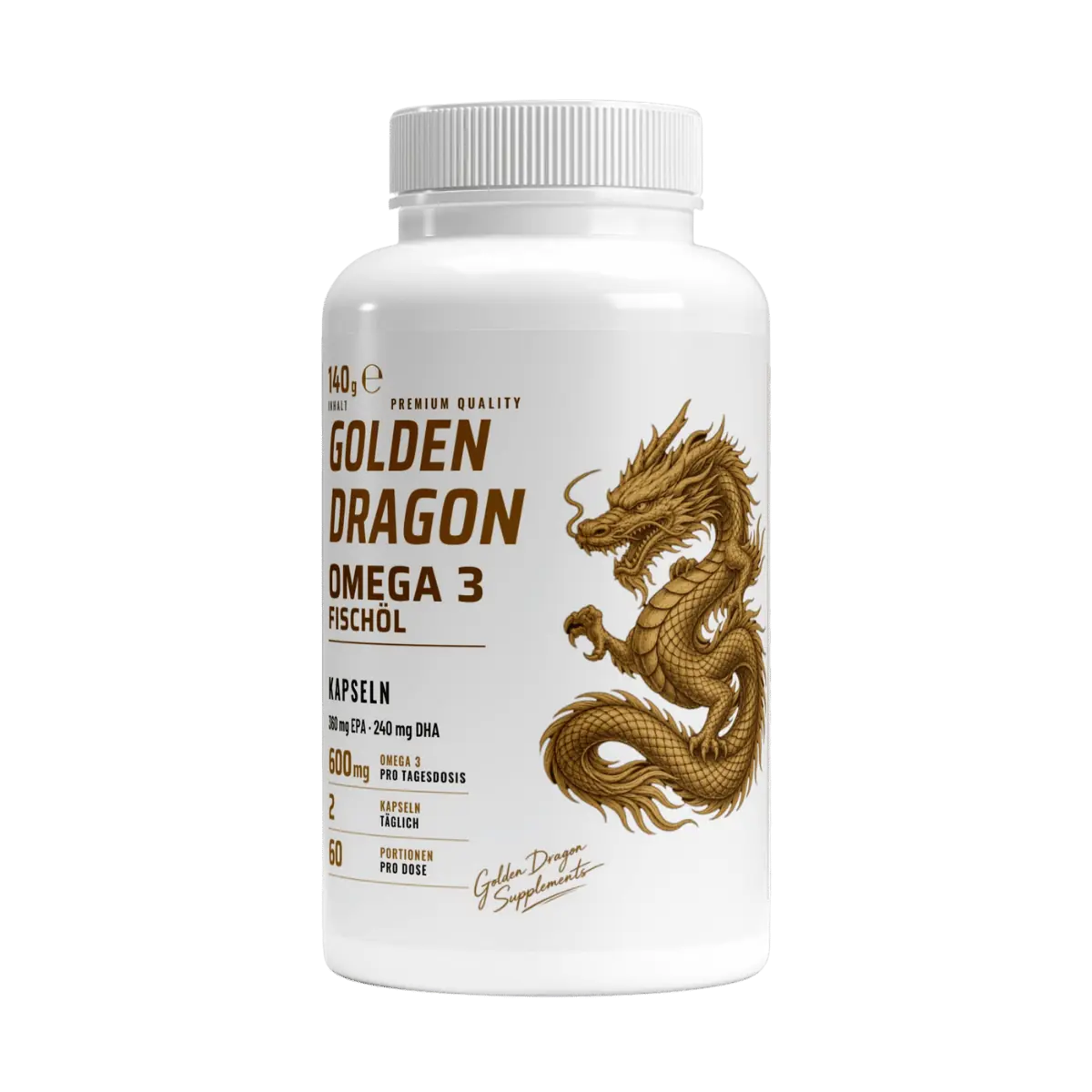 Golden Dragon Omega 3 Kapseln – 120 Stück