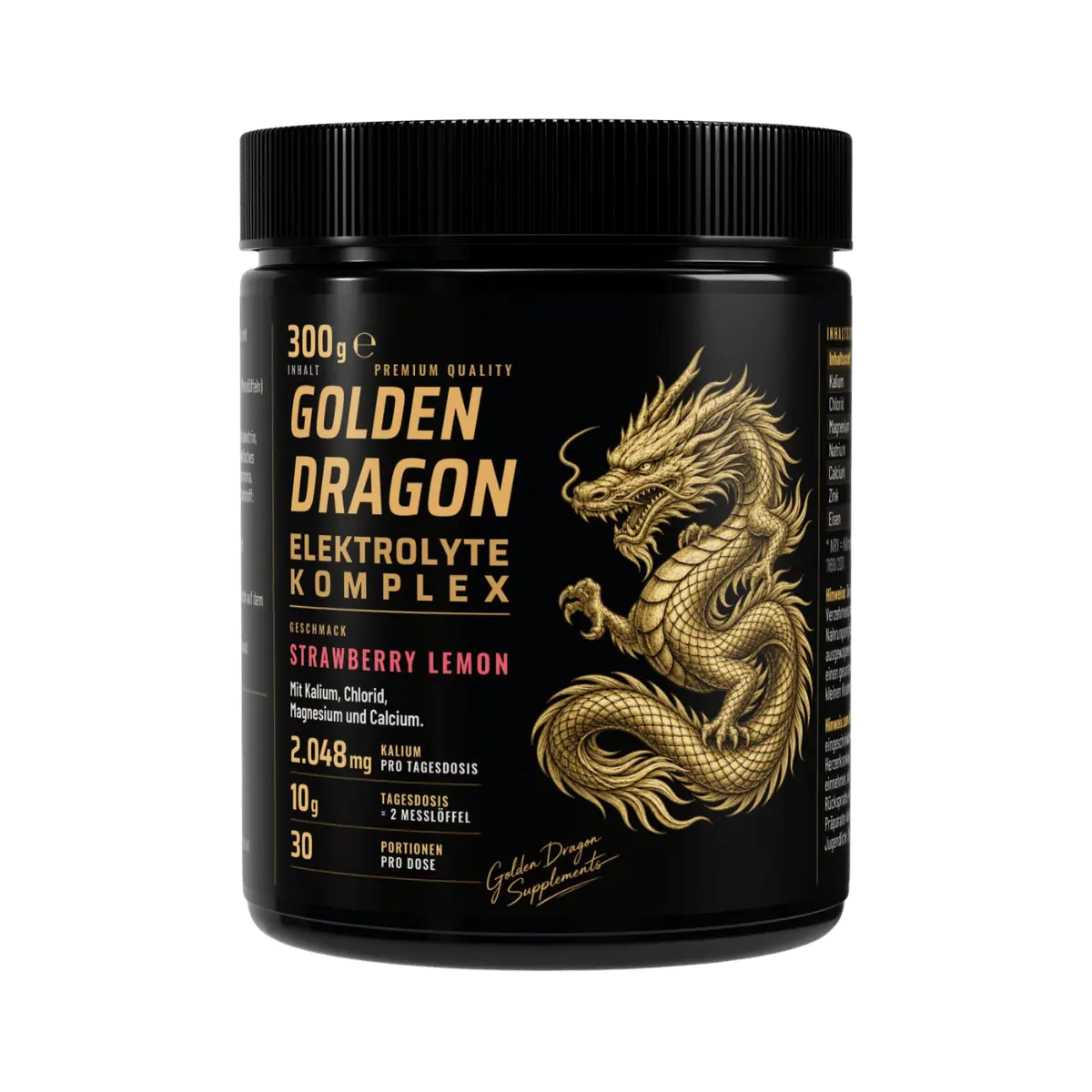 Golden Dragon Elektrolyte Komplex Strawberry Lemon