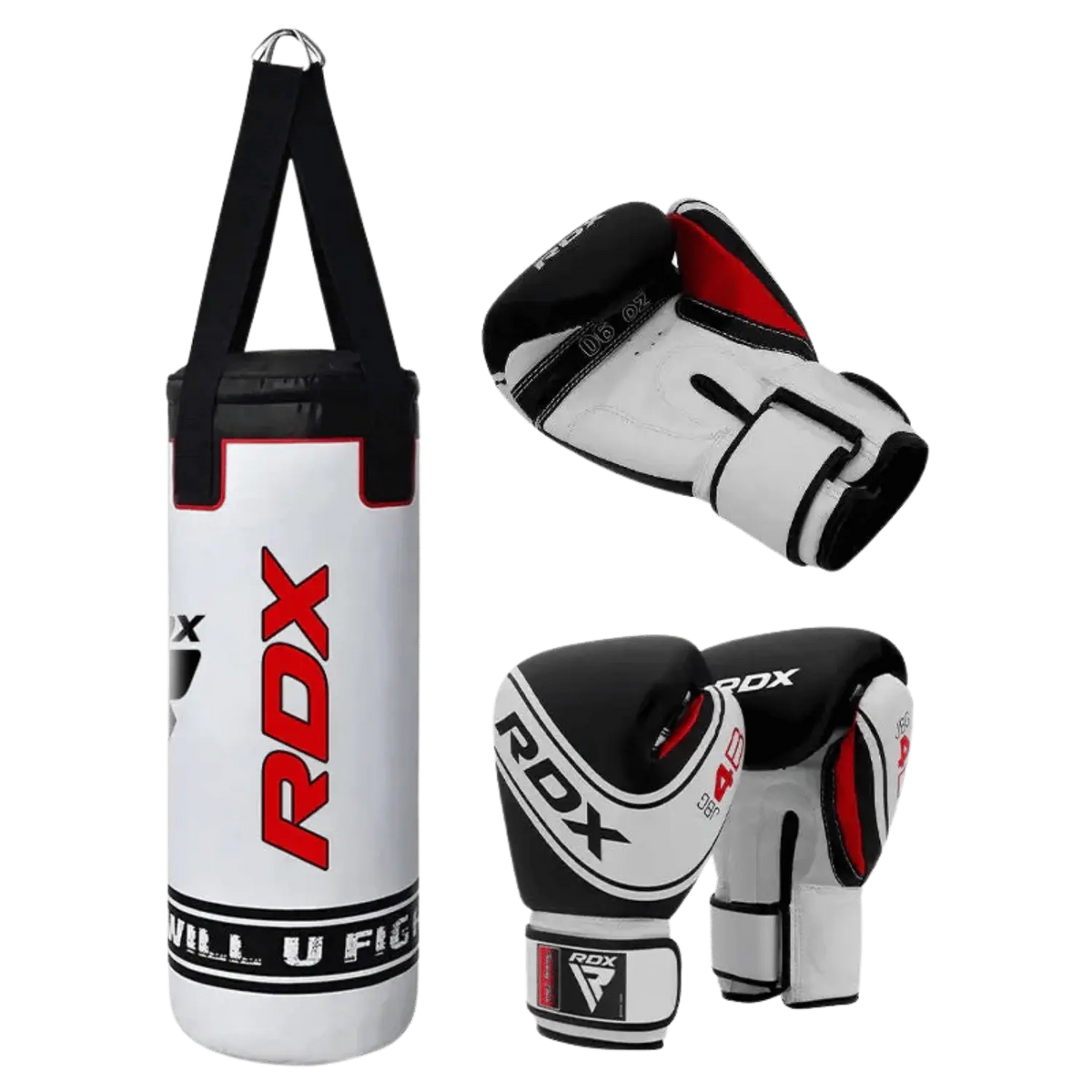 RDX 4W Robo 2ft Kinder Boxsack Set mit 6oz Handschuhen