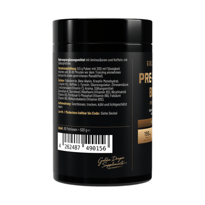 Golden Dragon Pre-Workout Booster Apfel 520 g