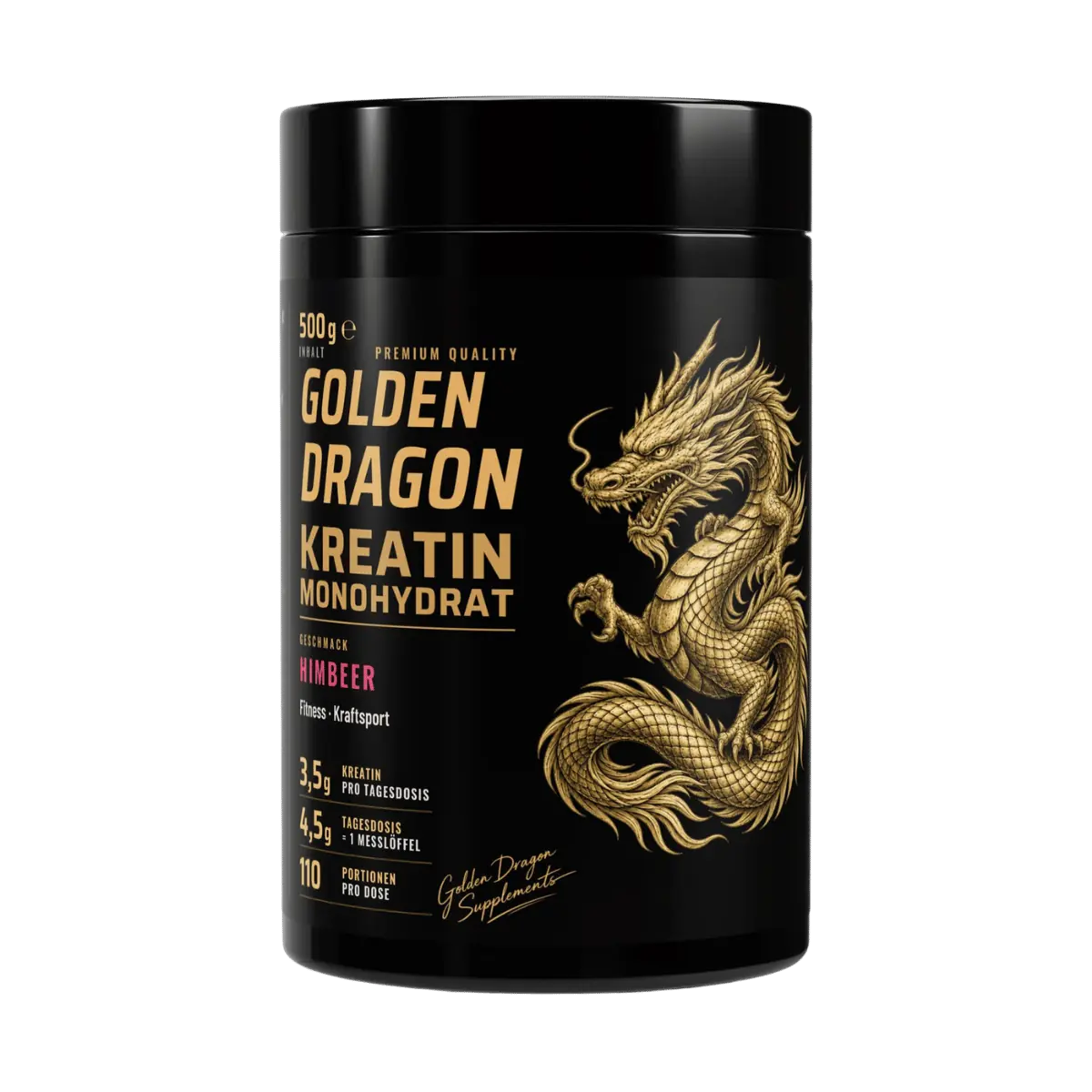 Golden Dragon Kreatin Monohydrat Himbeer