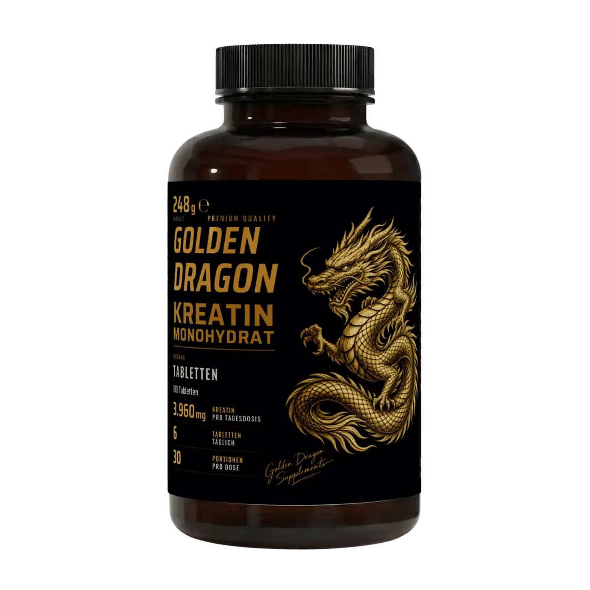 Golden Dragon Kreatinmonohydrat Tabletten – 180 Stück