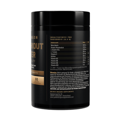Golden Dragon Pre-Workout Booster Tutti Frutti 520 g