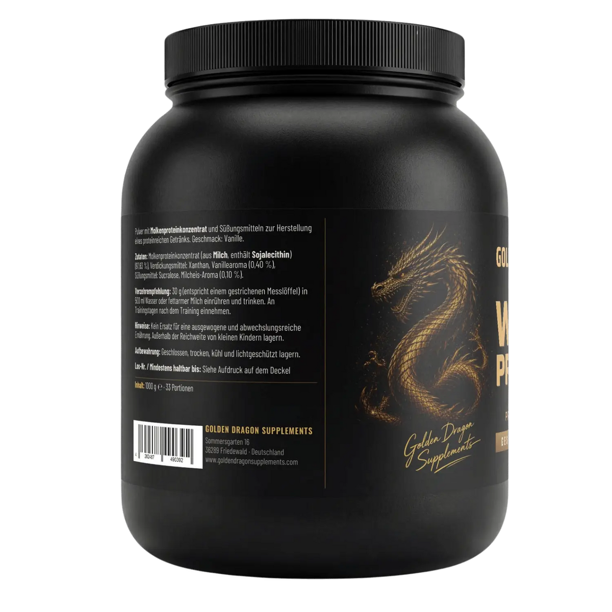 Golden Dragon Whey Protein Vanille