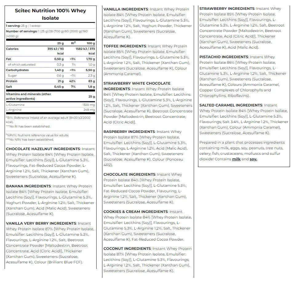 Scitec Whey Isolate 700g