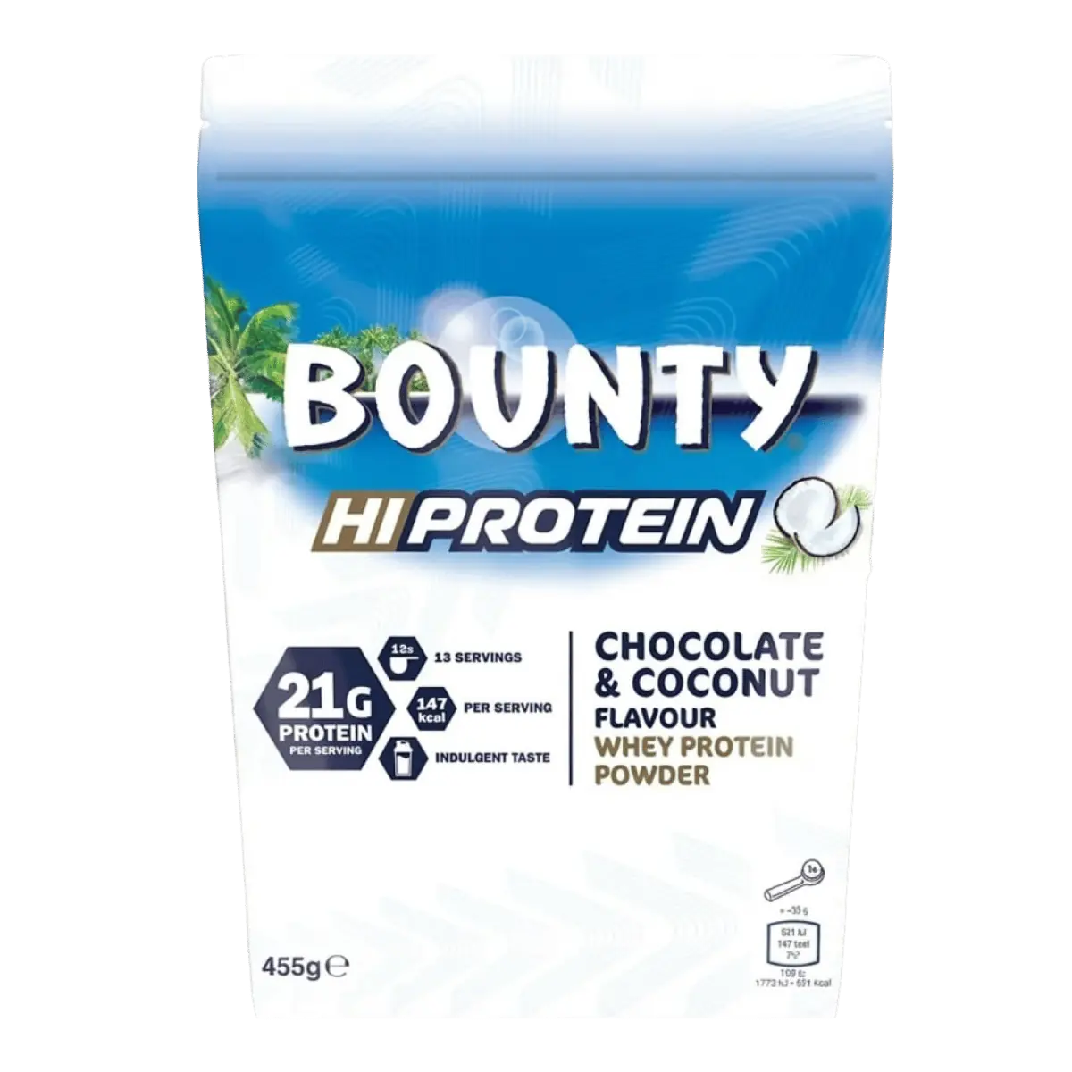 Bounty Hi Protein Whey Protein Powder – Chocolate & Coconut
