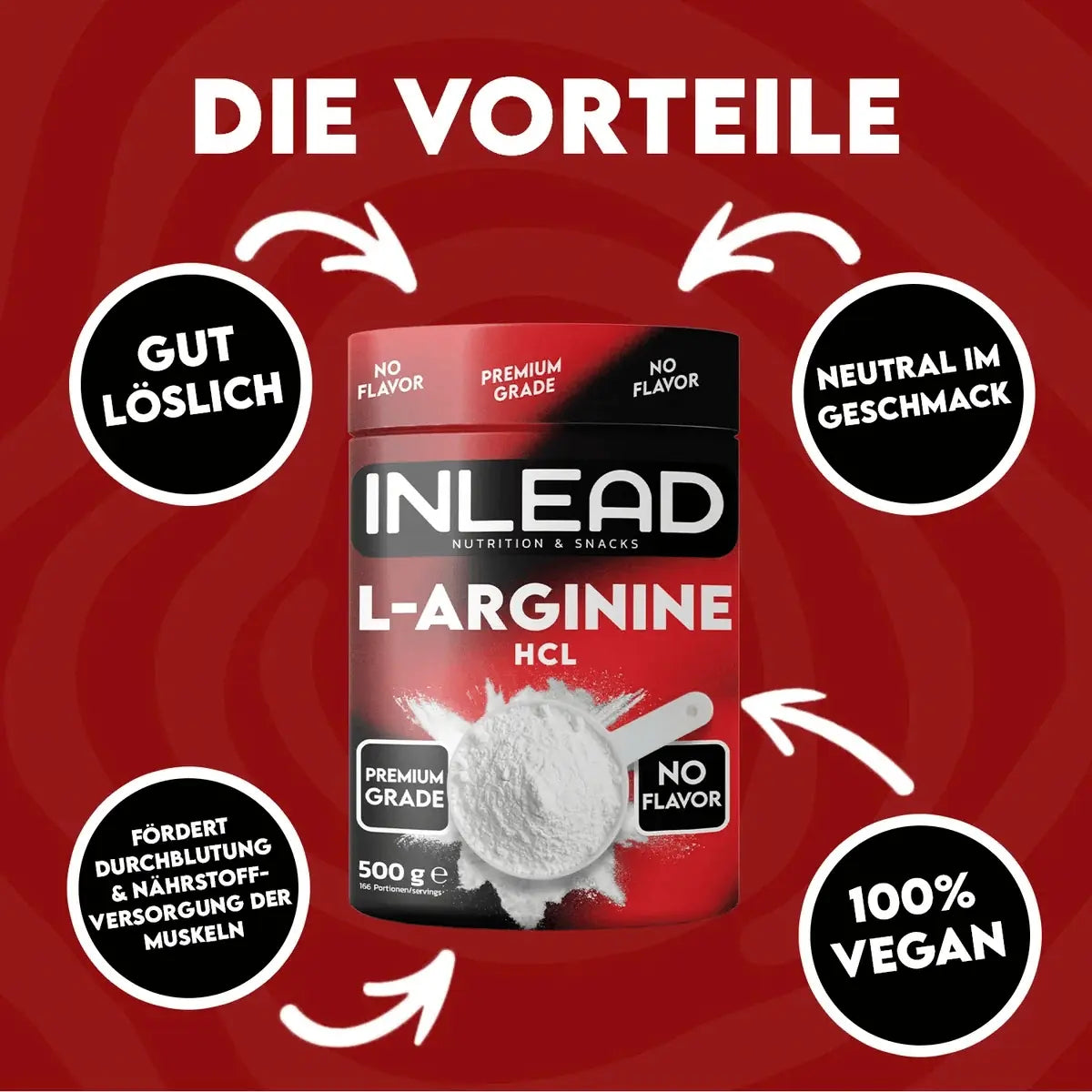 INLEAD L-Arginin HCL 500 g