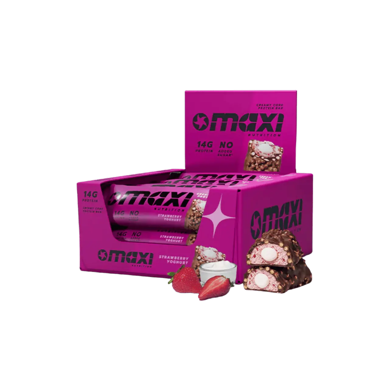 MaxiNutrition Creamy Core Protein Bar 12 × 45 g