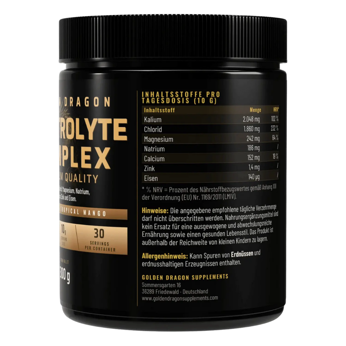 Golden Dragon Starter Bundle – Whey, Kreatin & Elektrolyte