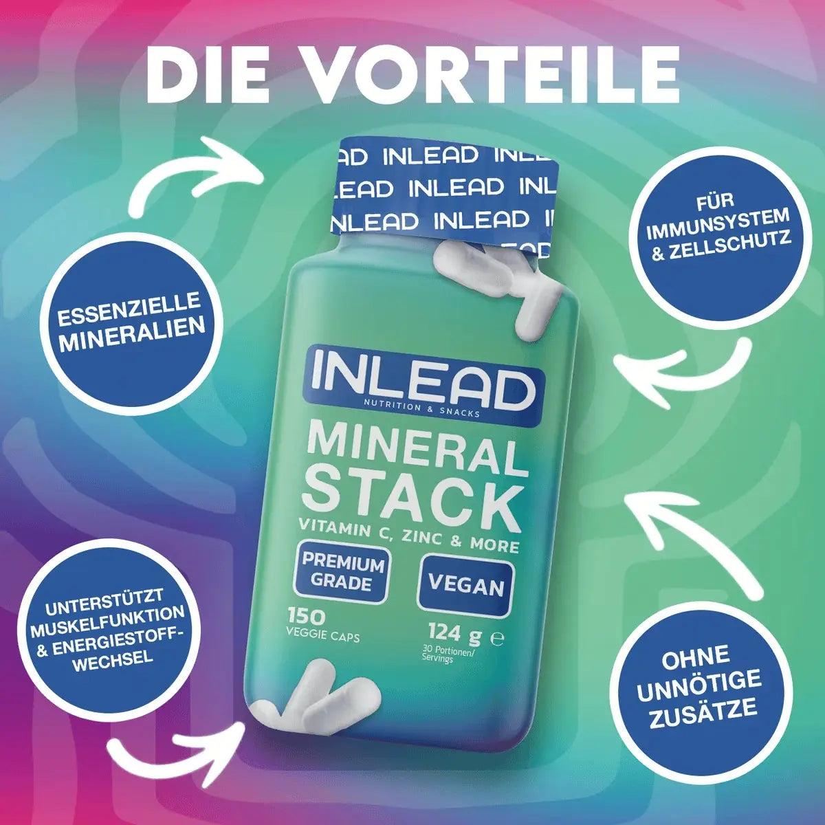 INLEAD Mineral Stack 150 Kapseln