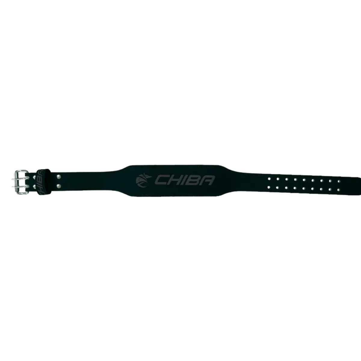 Chiba Ledergürtel Trainingsgürtel – Schwarz/Schwarz
