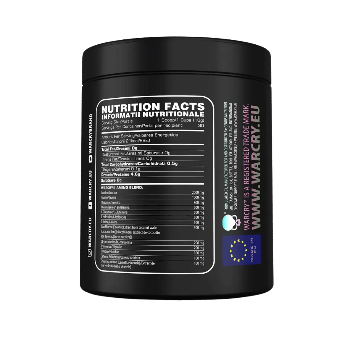 Genius Nutrition Warcry AminoRGY 300 g Raspberry Candy