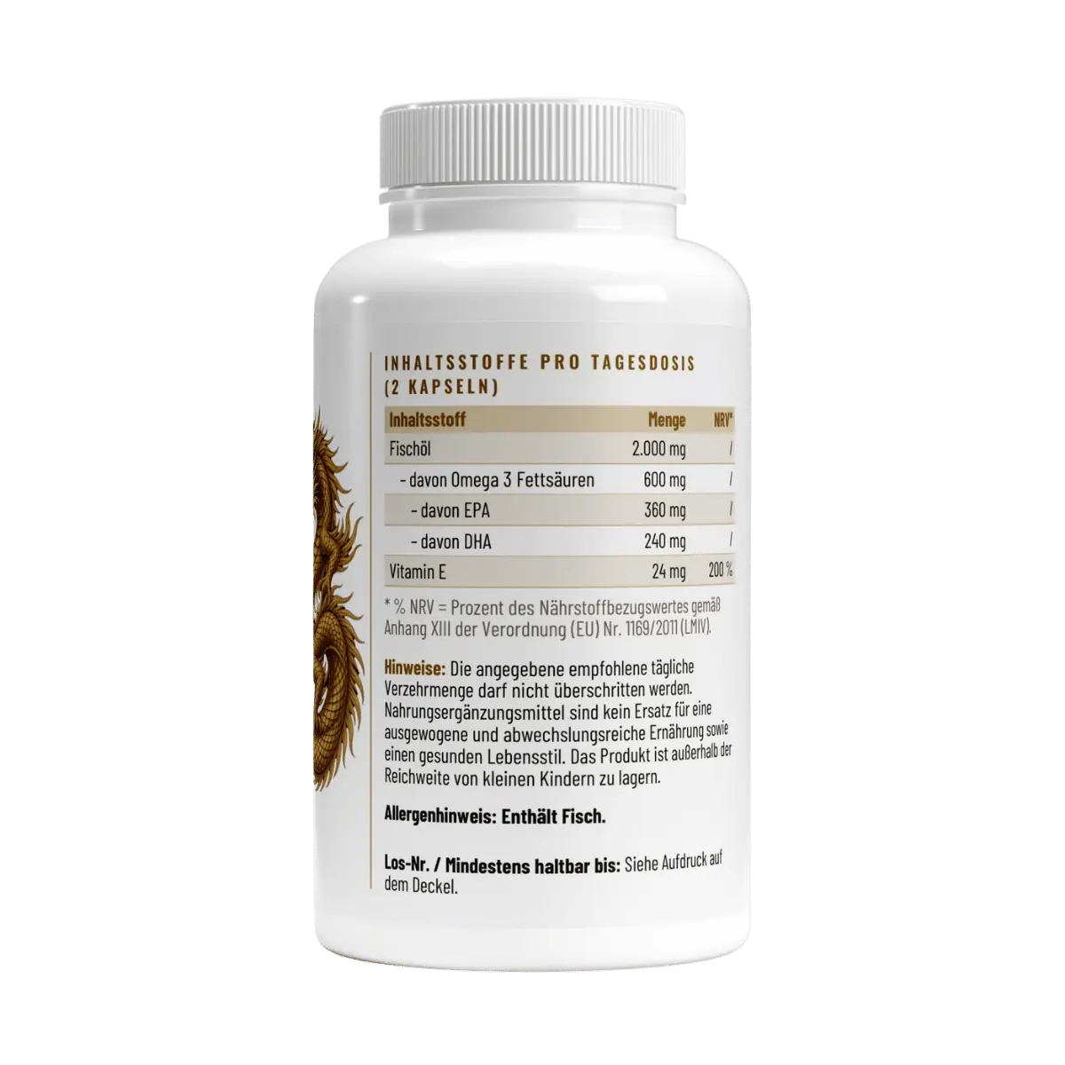 Golden Dragon Omega 3 Kapseln – 120 Stück