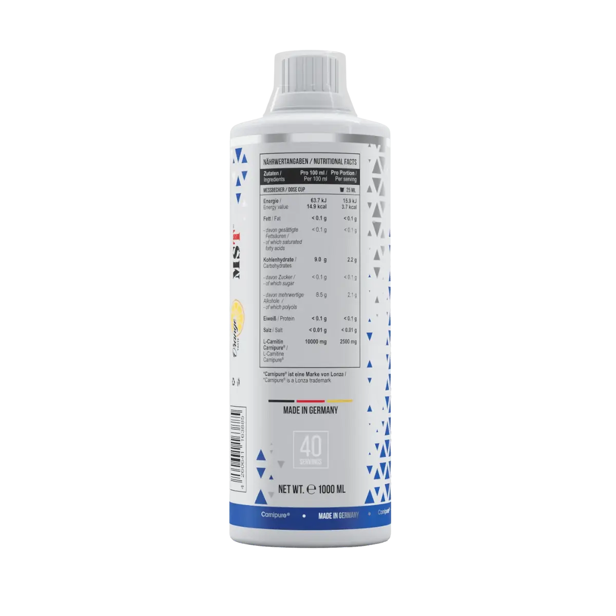 MST L-Carnitine Carnipure® 100.000 Orange 1000 ml
