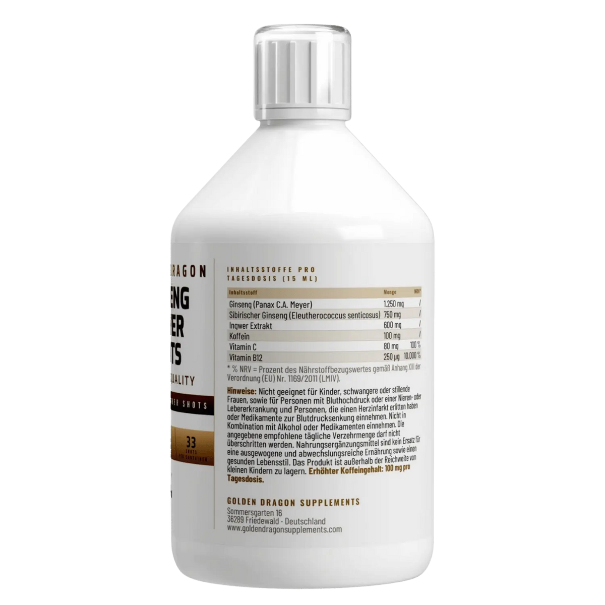 Golden Dragon Ginseng Power Shots