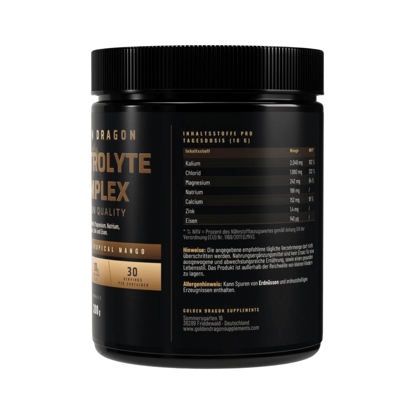 Golden Dragon Elektrolyte Komplex Tropical Mango 300 g