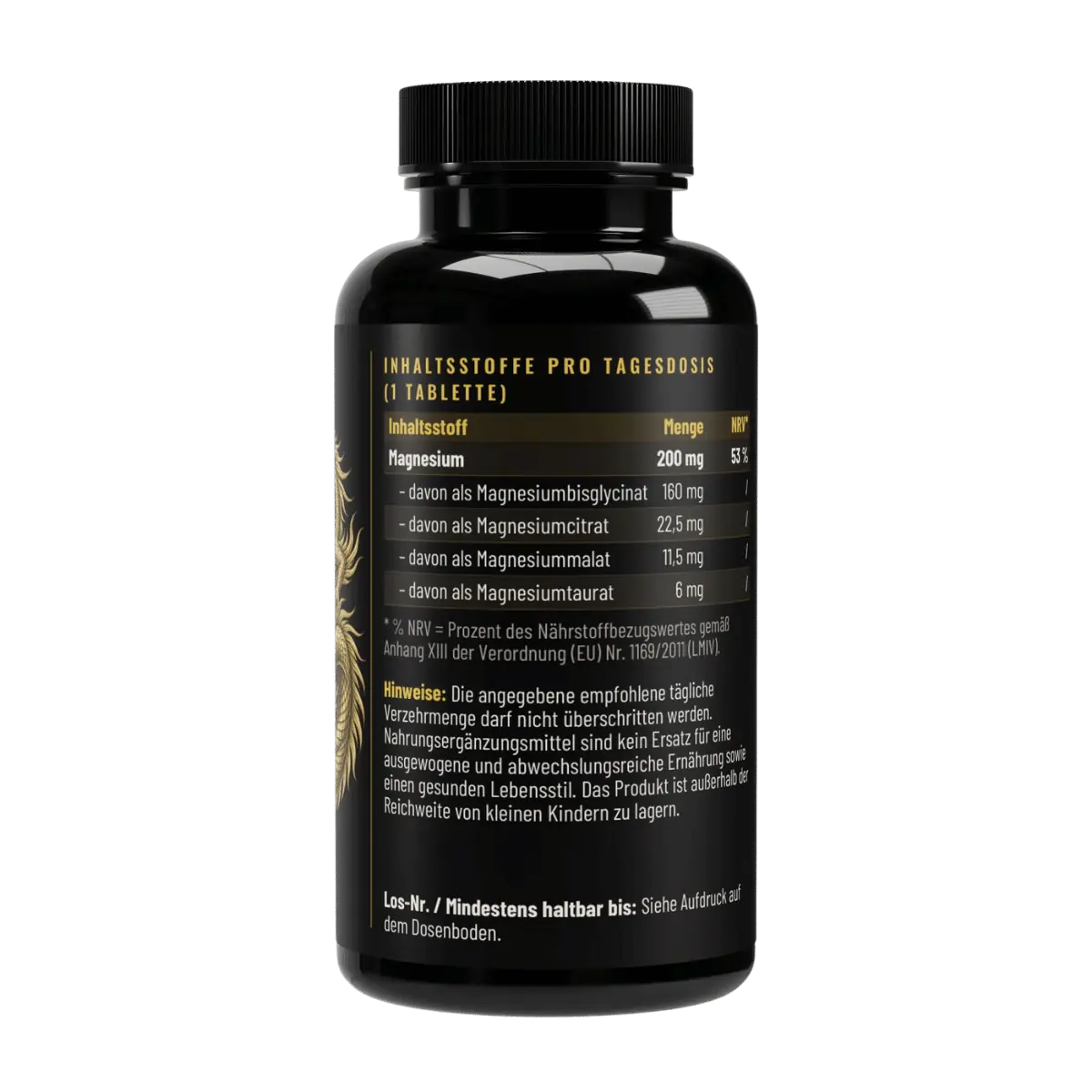Golden Dragon 4-fach Magnesium Komplex – 60 Tabletten