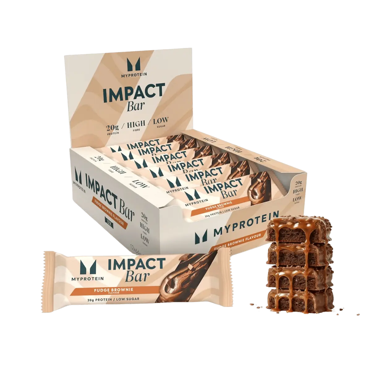 Myprotein Impact Proteinriegel 12 × 64 g