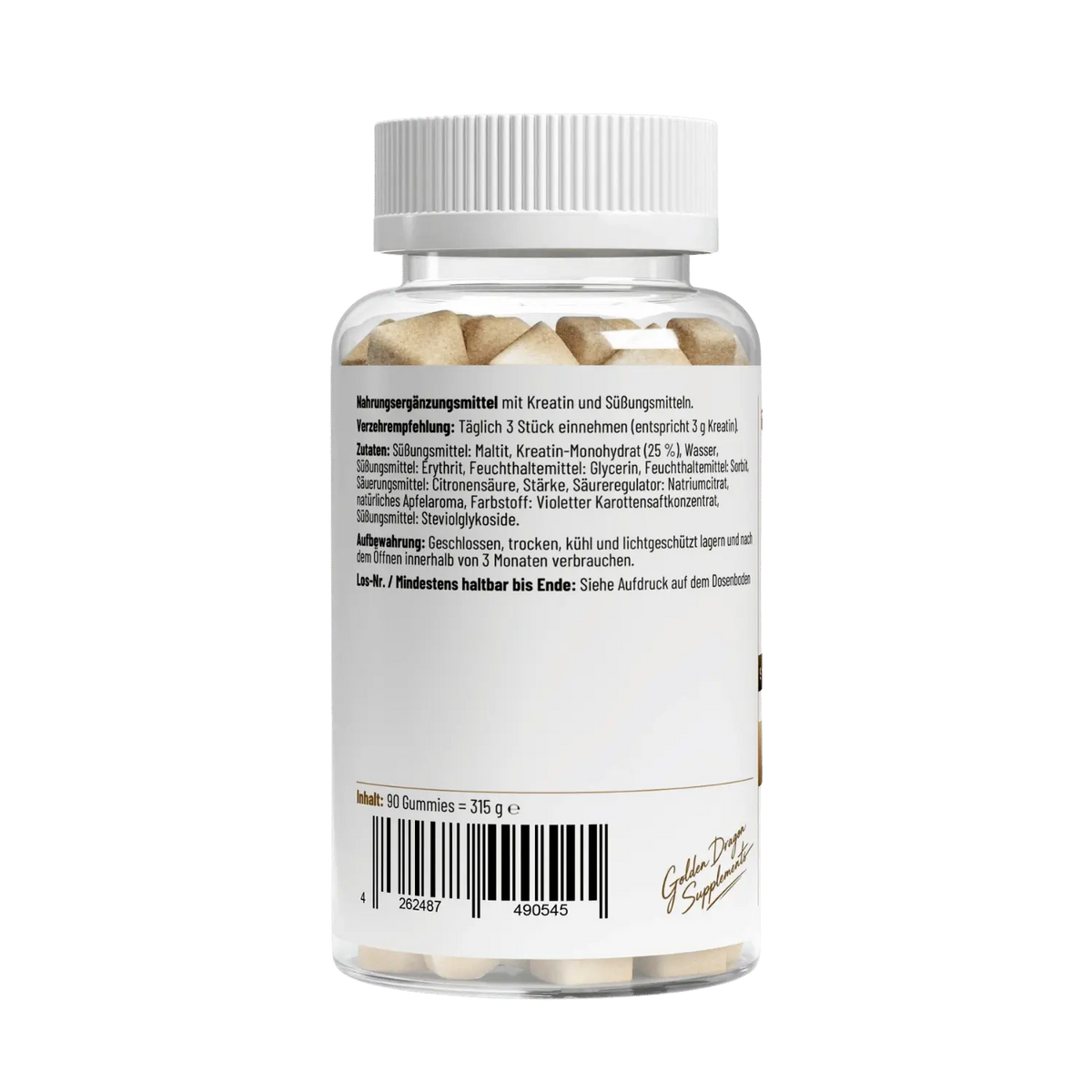 Golden Dragon Kreatin Gummies - Apfel