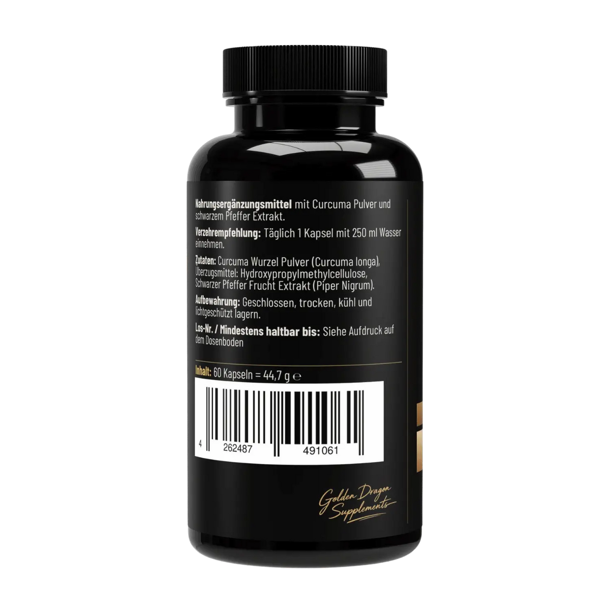 Golden Dragon Curcuma mit Piperin