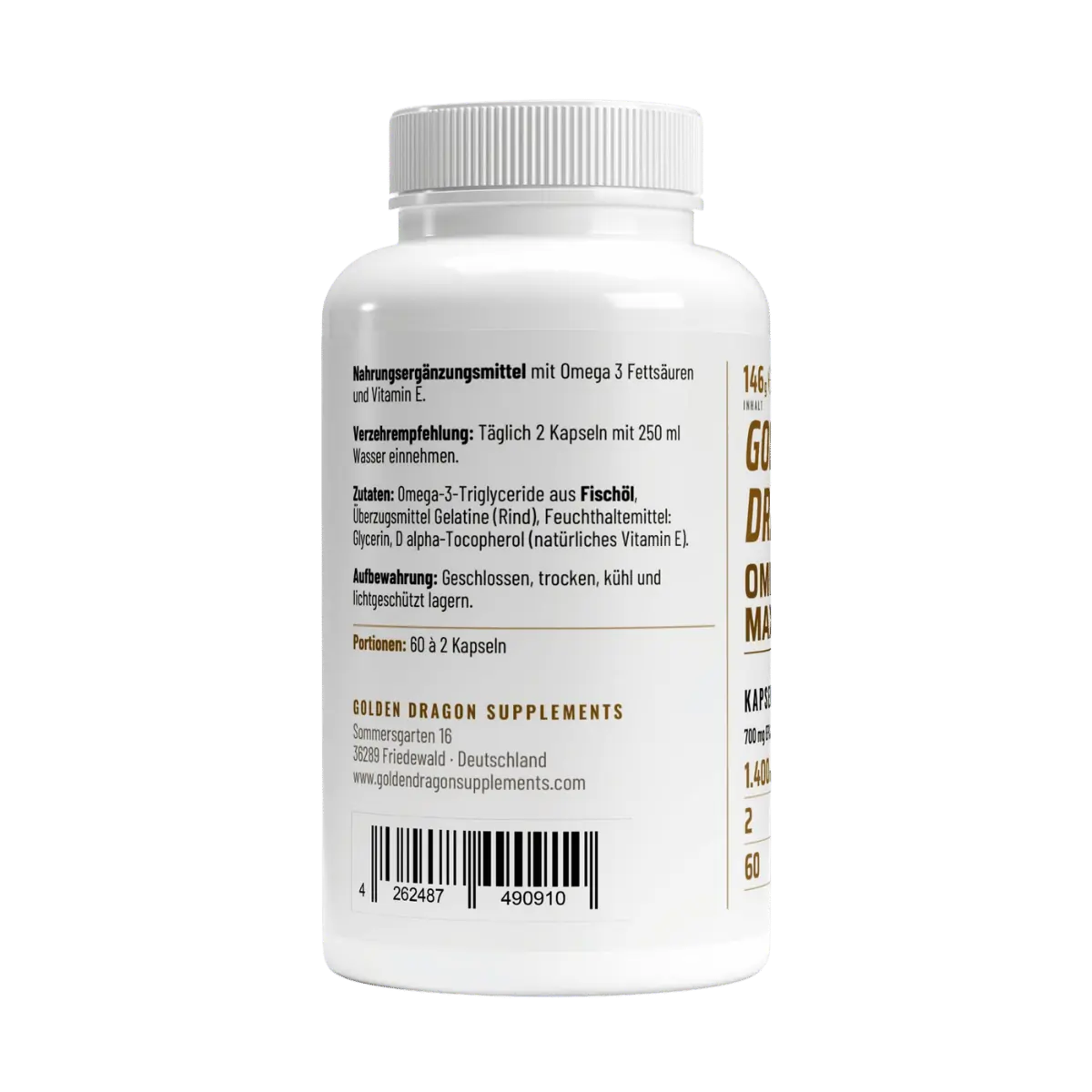 Golden Dragon Omega 3 Max – 120 Kapseln